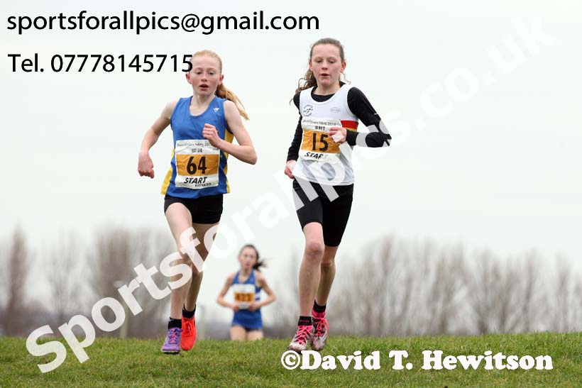 Girls under-15s 2019 Start Fitness Sherman Cup/Davison Shield, Temple Park, South Shield. Photo:  David T. Hewitson/Sports for All Pics